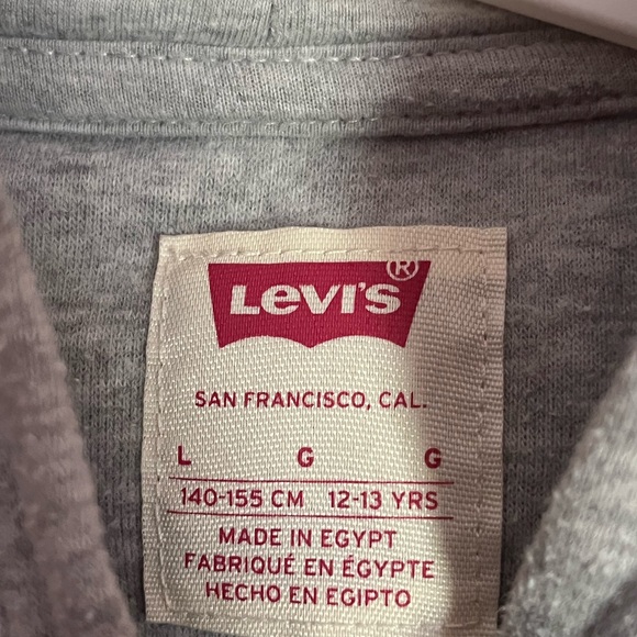 Girls Levi’s hoodie sweatshirt. - Picture 4 of 4